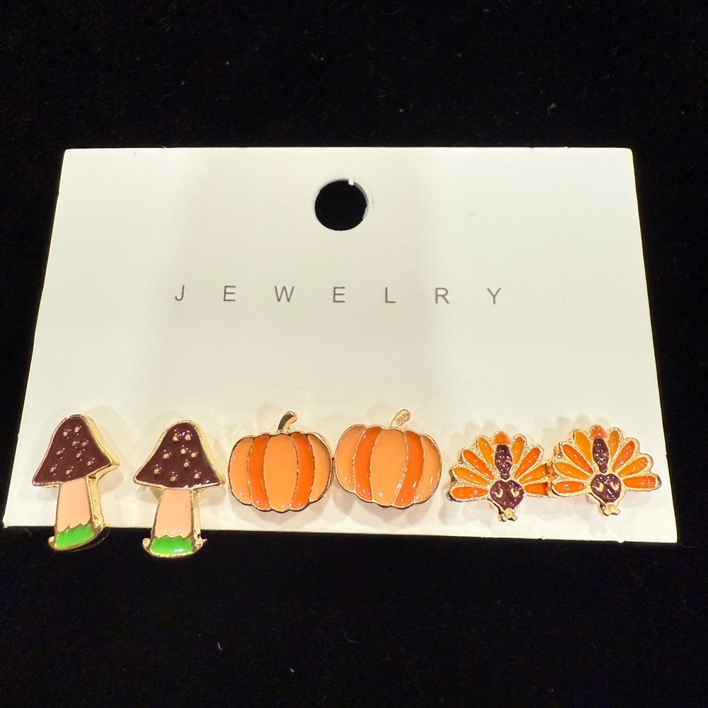 Fun Thanksgiving/Fall Fashion Earring Set